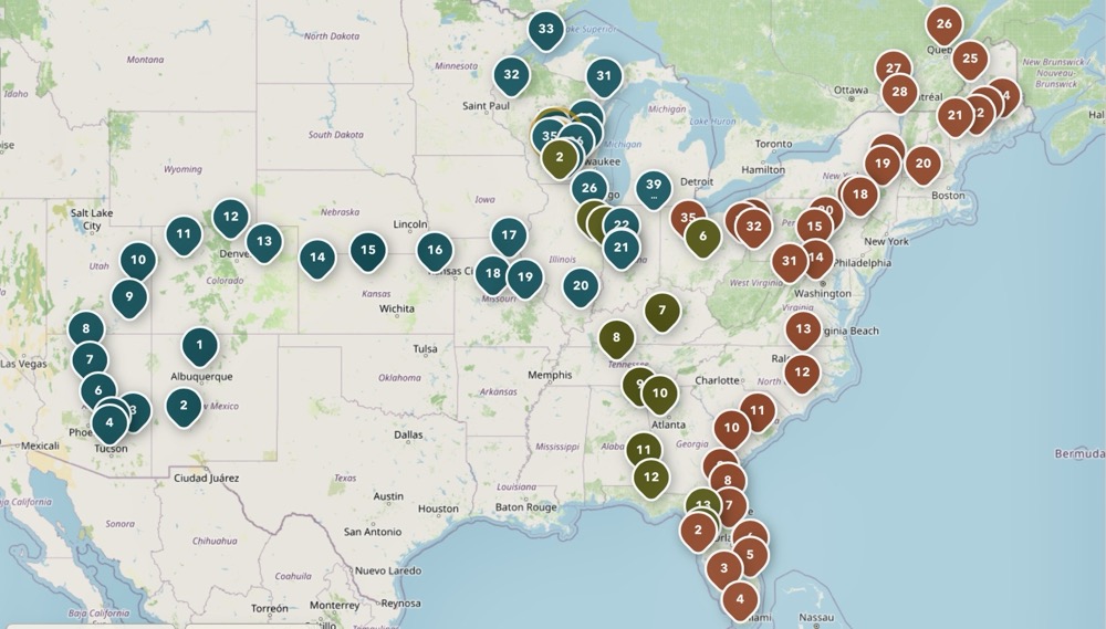 A new travel tool and map